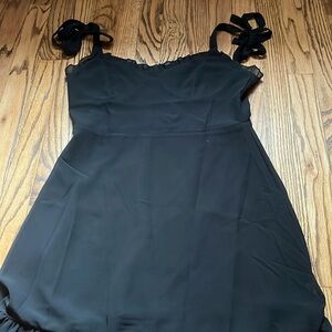 Black Ruffle Dress